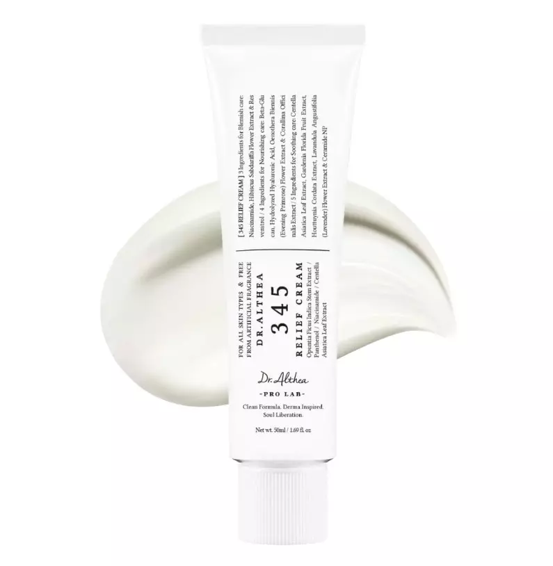 کرم ترمیم کننده و مرطوب کننده 345 دکتر آلتیا Dr. Althea 345 Relief Cream 50ml